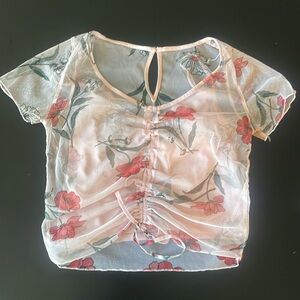 Mesh Shirt & Tank Top Set